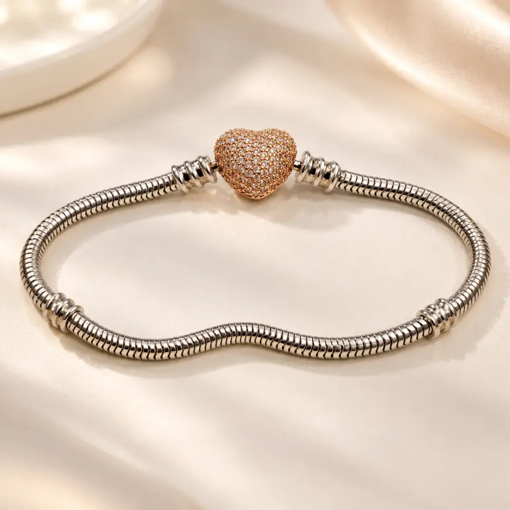 Pulsera Corazón. 17 cm