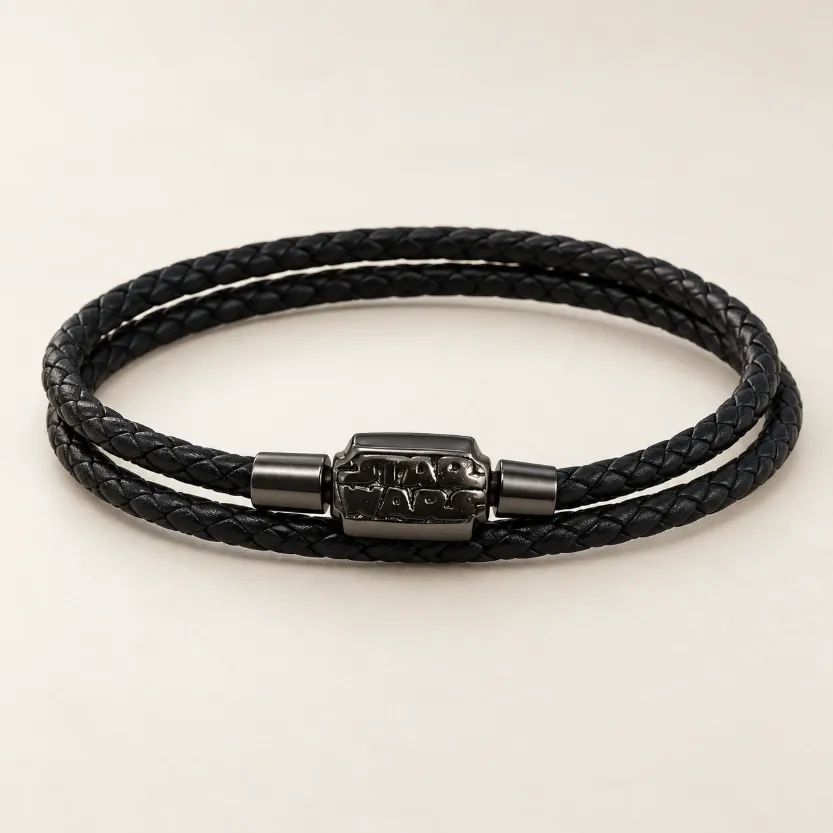 Pulsera Cuero Star Wars. 38 cm