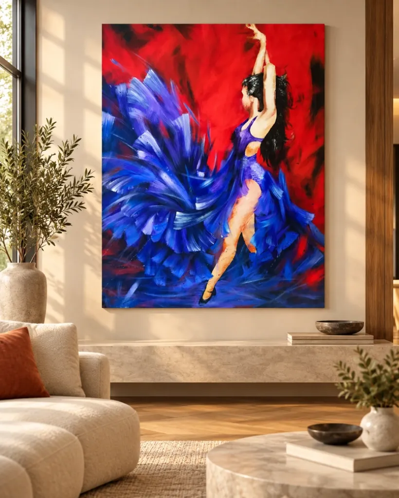Bailarina Flamenca. 120 x 100 cm