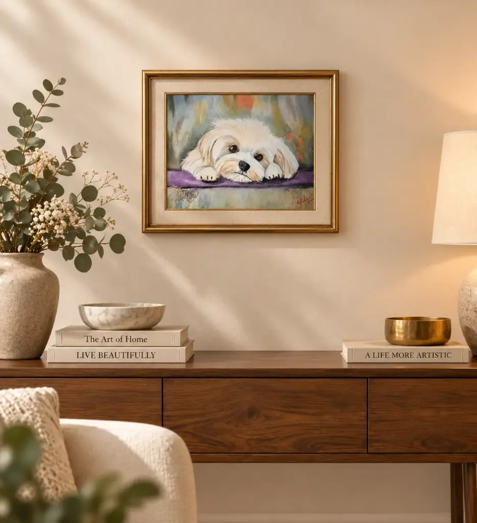 Shih Tzu. 25 x 30 cm